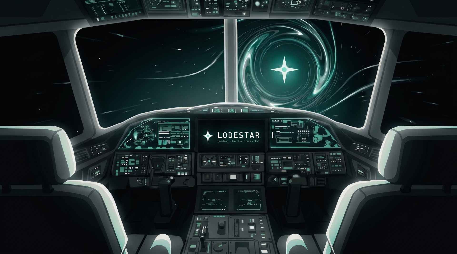 LODESTAR cockpit view of deep space